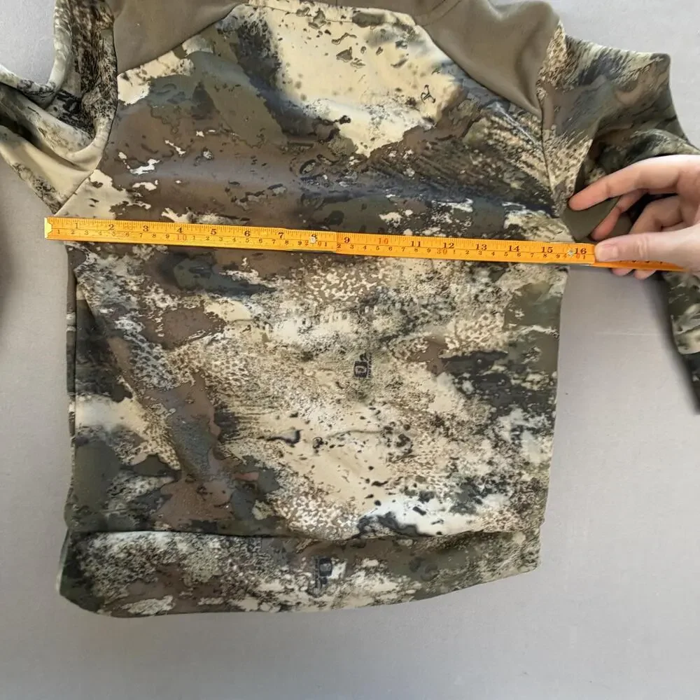Cabela's Hoodie Kids M Multicolor Camo Big Game Hunter Graphic Fleece Pullover